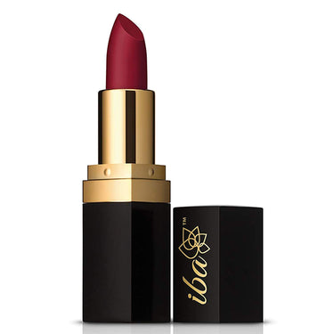 Iba Long Stay Matte Lipstick for Women- M08 Burgundy Red, 4g | Creamy Matte Finish & Smooth Texture| Long-Lasting | Hydrated Lips | Enriched with Vitamin E| Intense Colour & Highly Pigmented | Lip Makeup